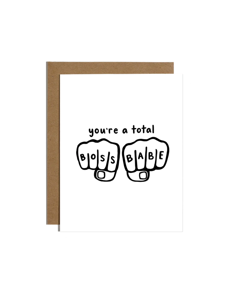 BRITTANY PAIGE Total Boss Babe Knuckles Card