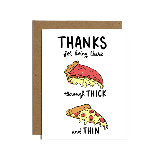 Thank You Pizza Card