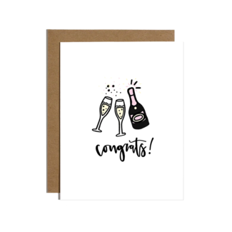 BRITTANY PAIGE Congrats Champagne Card
