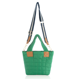 Ezra Mini Tote Crossbody Bag in Green