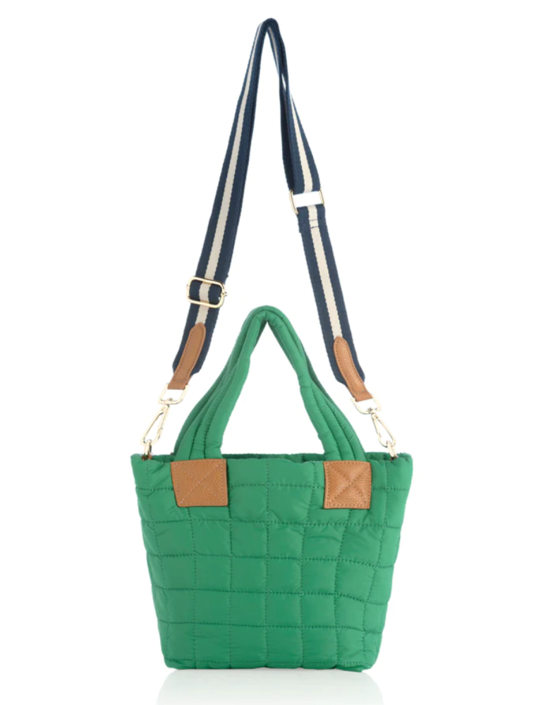 Ezra Mini Tote Crossbody Bag in Green