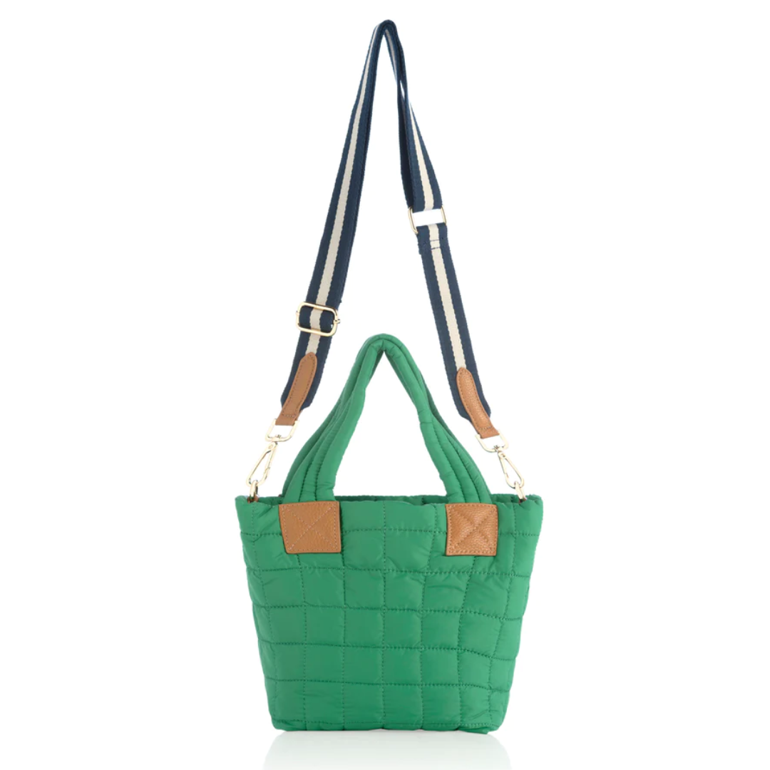 Ezra Mini Tote Crossbody Bag in Green