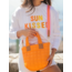 Ezra Mini Tote Crossbody Bag in Orange