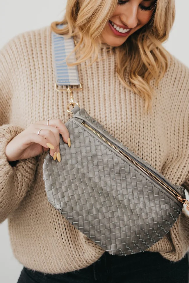 woven bum bag