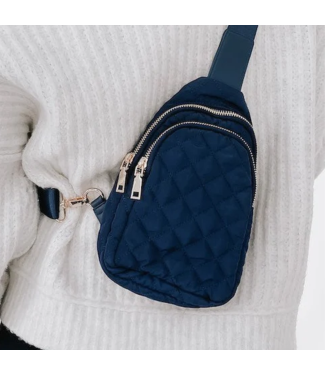 Pinelope Puffer Bum Bag: Olive main image 0