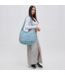 Revive Puffy Quilted Nylon Hobo in Sky Blue