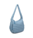Revive Puffy Quilted Nylon Hobo in Sky Blue
