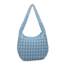 Revive Puffy Quilted Nylon Hobo in Sky Blue