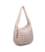 Revive Puffy Quilted Nylon Hobo in Cream
