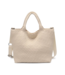 Sky's The Limit Woven Neoprene Medium Tote in Cream