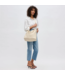 Sky's The Limit Woven Neoprene Medium Tote in Cream