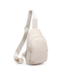 Beyond The Horizon Woven Neoprene Sling Backpack in Cream
