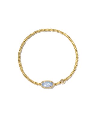 KENDRA SCOTT DESIGN Grayson Gold Stretch Bracelet in Periwinkle Illusion