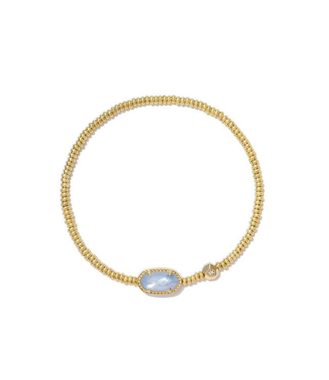 Grayson Gold Stretch Bracelet in Periwinkle Illusion