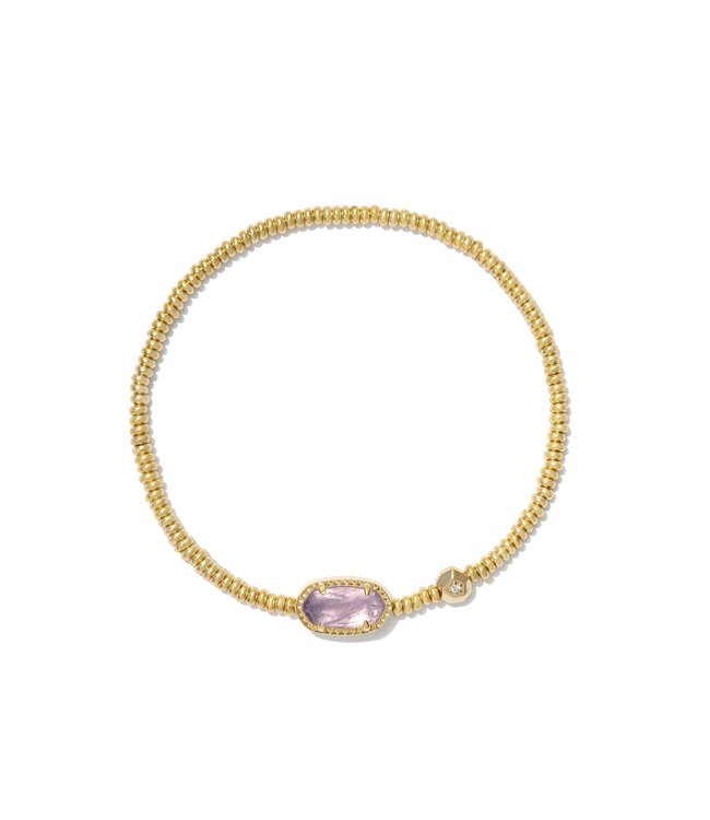 Grayson Gold Stretch Bracelet in Amethyst Illusion