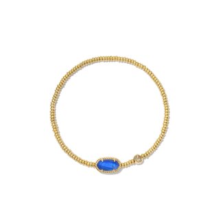 KENDRA SCOTT DESIGN Grayson Gold Stretch Bracelet in Cobalt Illusion
