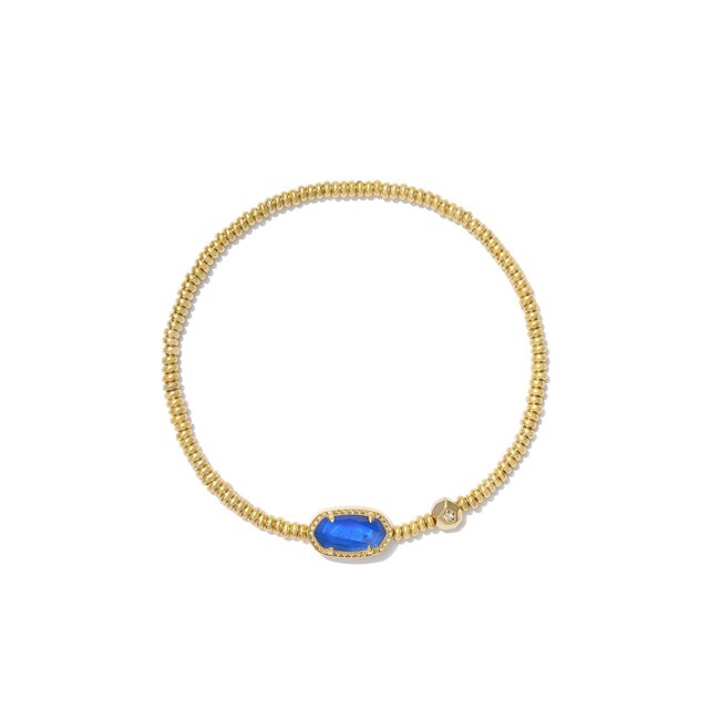 Grayson Gold Stretch Bracelet in Cobalt Illusion