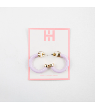 HOO HOOPS Mini Hoo Hoops - Lavender with Pearls