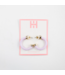 Mini Hoo Hoops - Lavender with Pearls