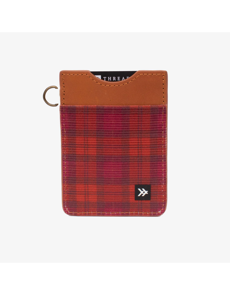 THREAD WALLETS Vertical Wallet in Rosewood