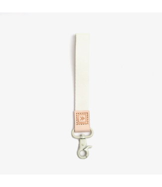 THREAD WALLETS Wrist Lanyard in Off White