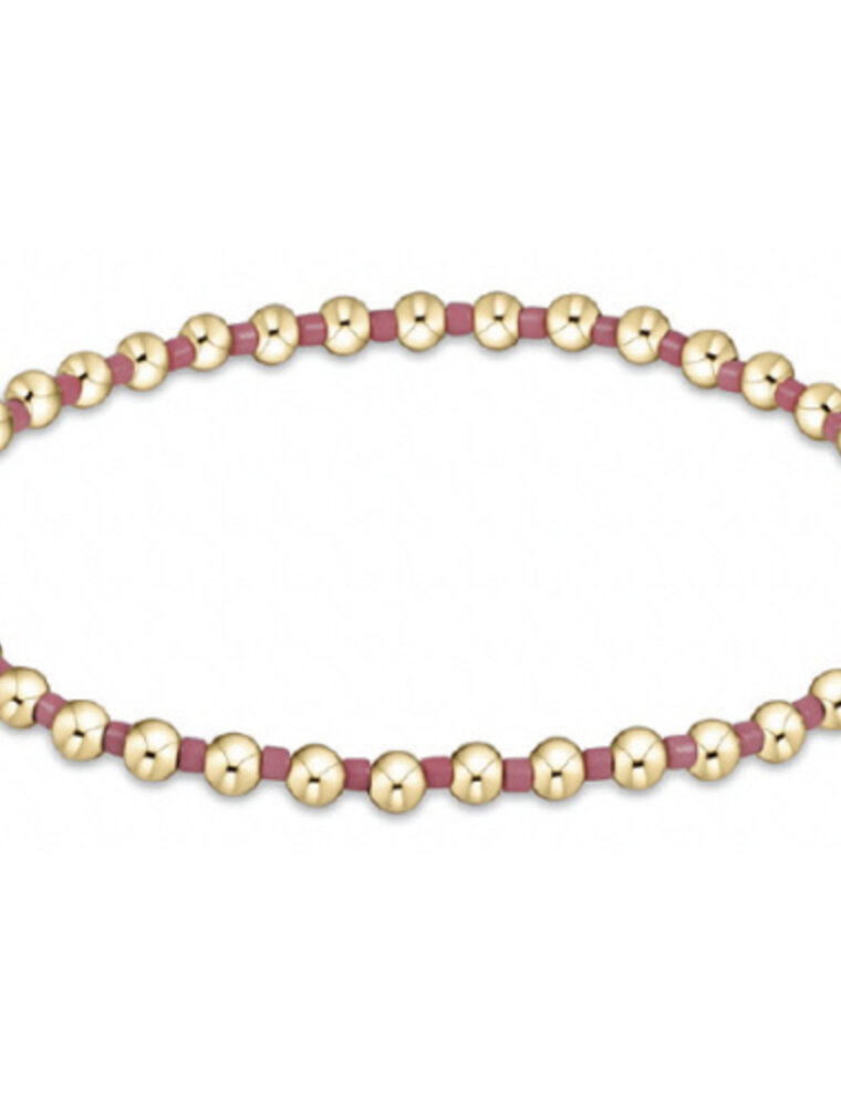 ENEWTON DESIGN Hope Grateful Bracelet - Bright Pink/Gold
