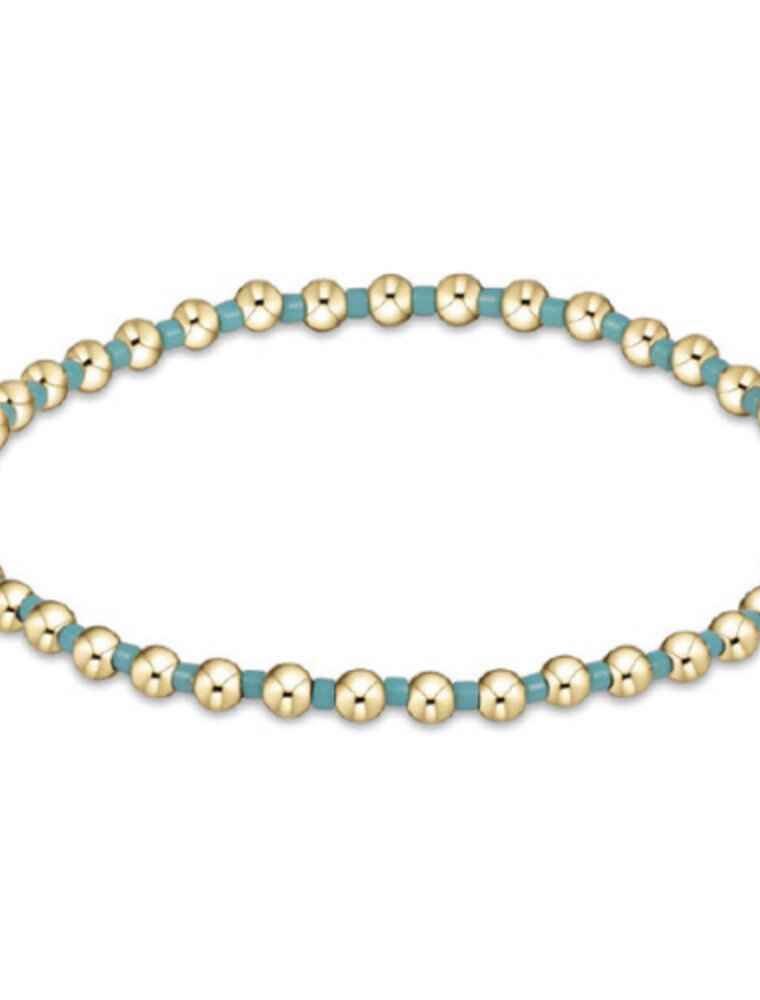 ENEWTON DESIGN Hope Grateful Bracelet - Turquoise/Gold