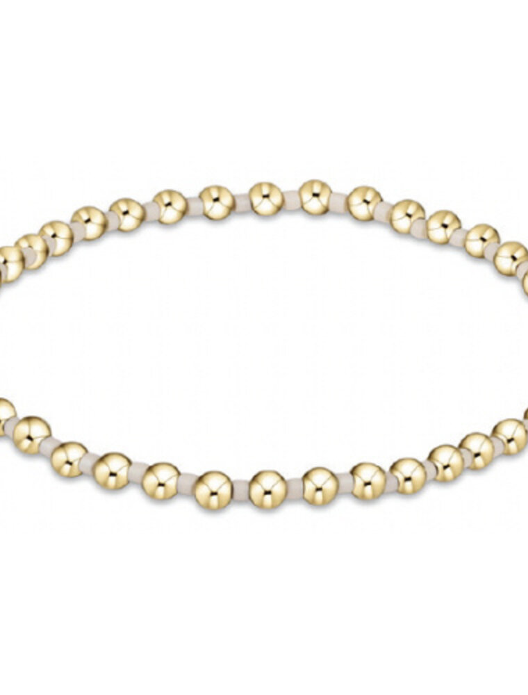 ENEWTON DESIGN Hope Grateful Bracelet - Off-White/Gold