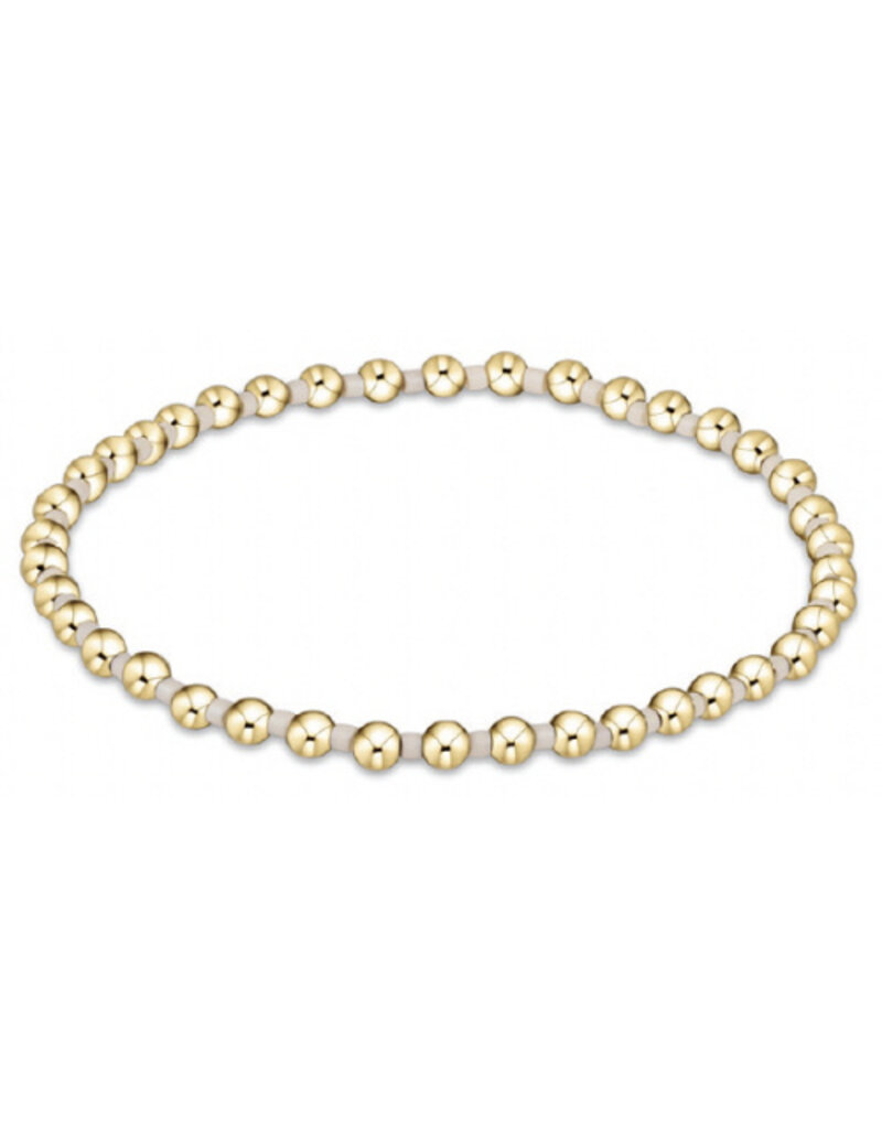 ENEWTON DESIGN Hope Grateful Bracelet - Off-White/Gold