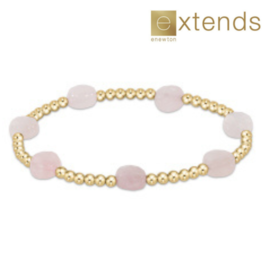 ENEWTON DESIGN Extends Admire 3mm Bead Bracelet - Pink Opal/Gold