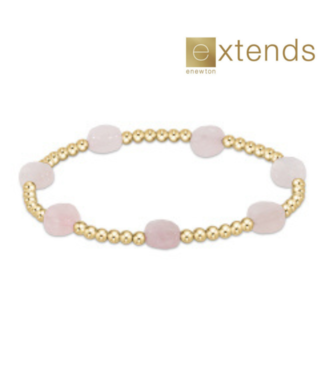 ENEWTON DESIGN Extends Admire 3mm Bead Bracelet - Pink Opal/Gold