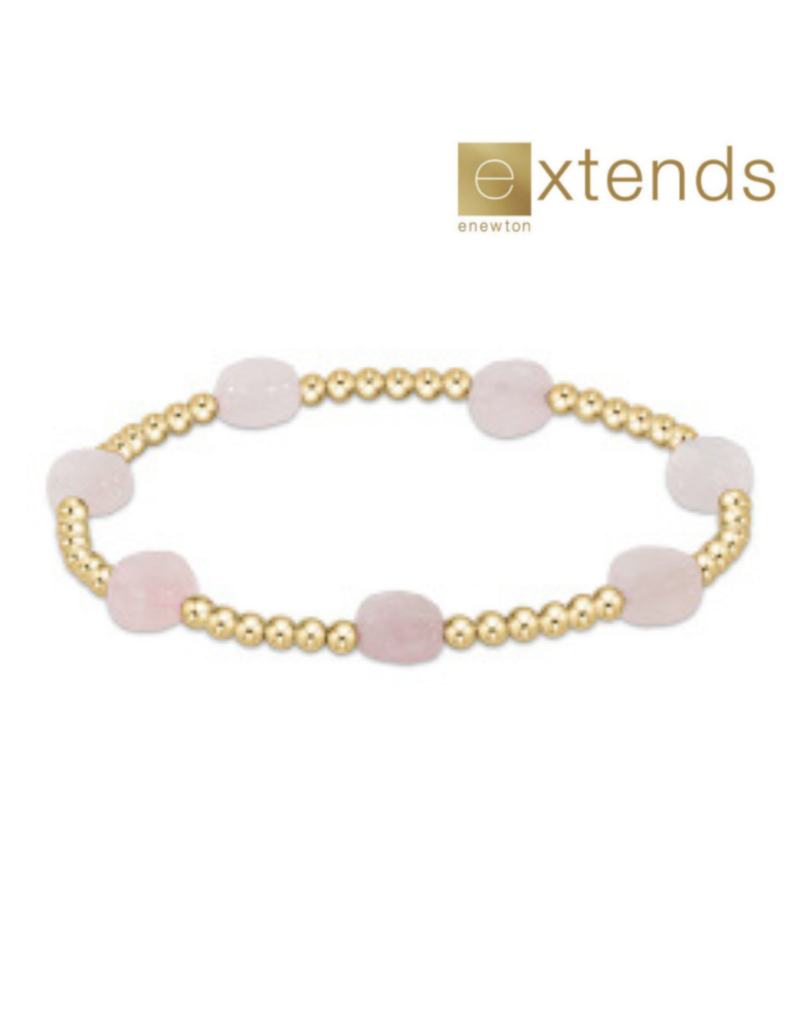 ENEWTON DESIGN Extends Admire 3mm Bead Bracelet - Pink Opal/Gold