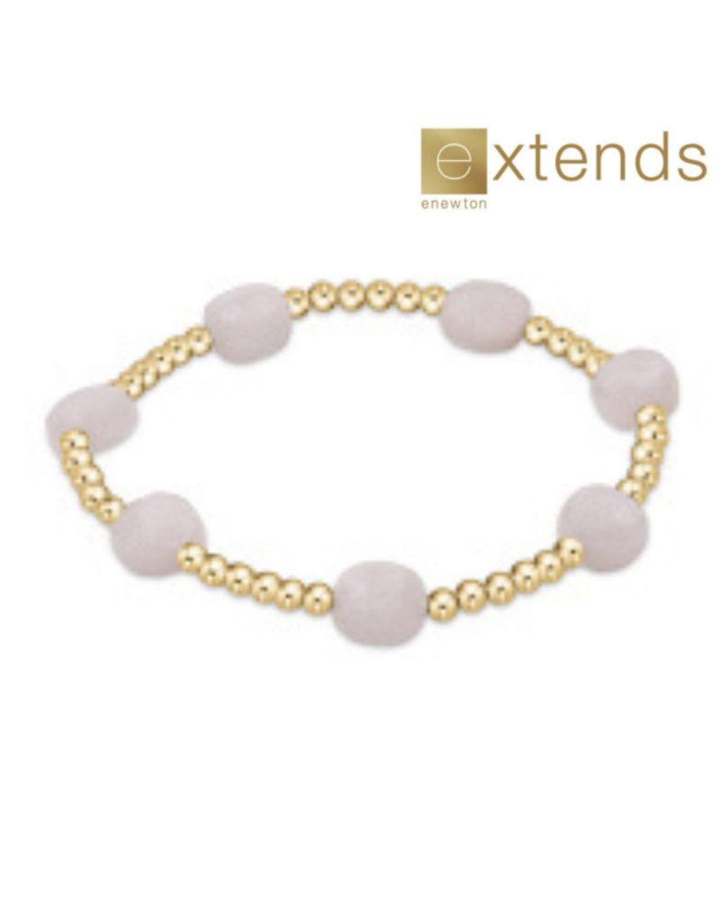 ENEWTON DESIGN Extends Admire 3mm Bead Bracelet - Moonstone/Gold