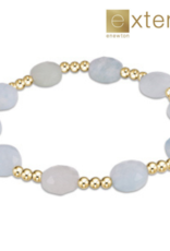 ENEWTON DESIGN Extends Admire 3mm Bead Bracelet - Aquamarine/Gold