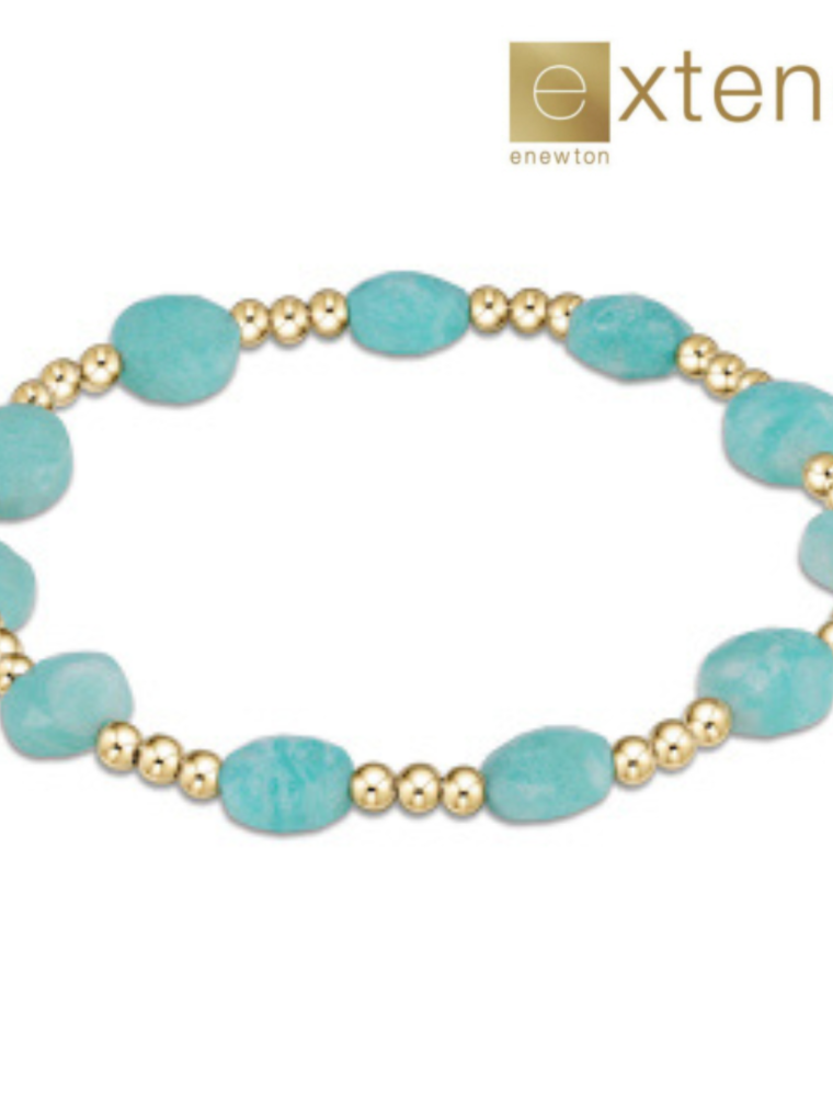 ENEWTON DESIGN Extends Admire 3mm Bead Bracelet - Amazonite/Gold