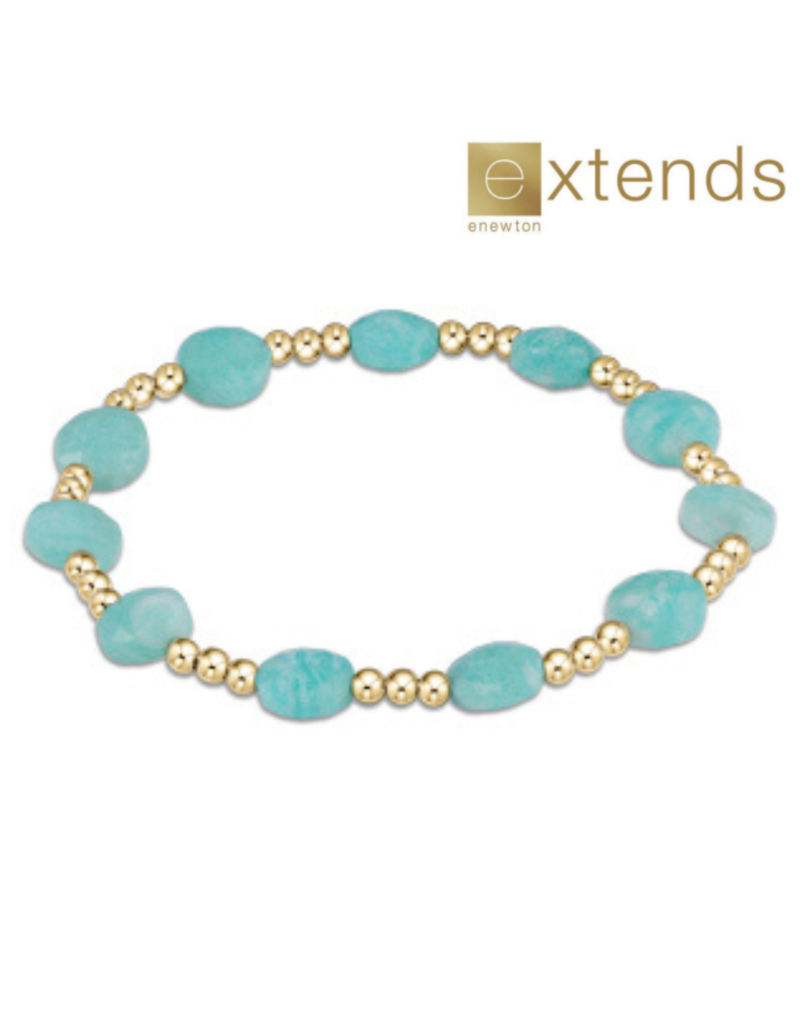 ENEWTON DESIGN Extends Admire 3mm Bead Bracelet - Amazonite/Gold