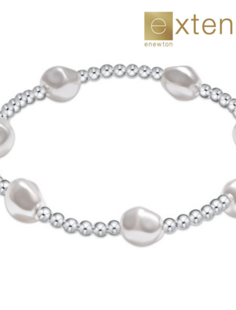 ENEWTON DESIGN Extends Admire 3mm Bead Bracelet - Pearl/Silver