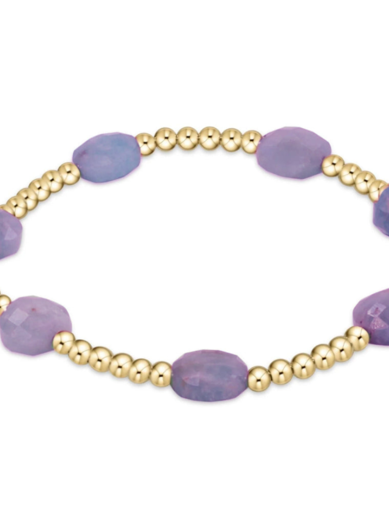 ENEWTON DESIGN Admire 3mm Bead Bracelet - Amethyst/Gold