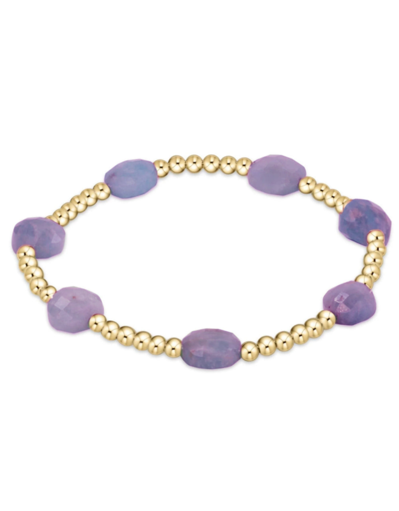 ENEWTON DESIGN Admire 3mm Bead Bracelet - Amethyst/Gold