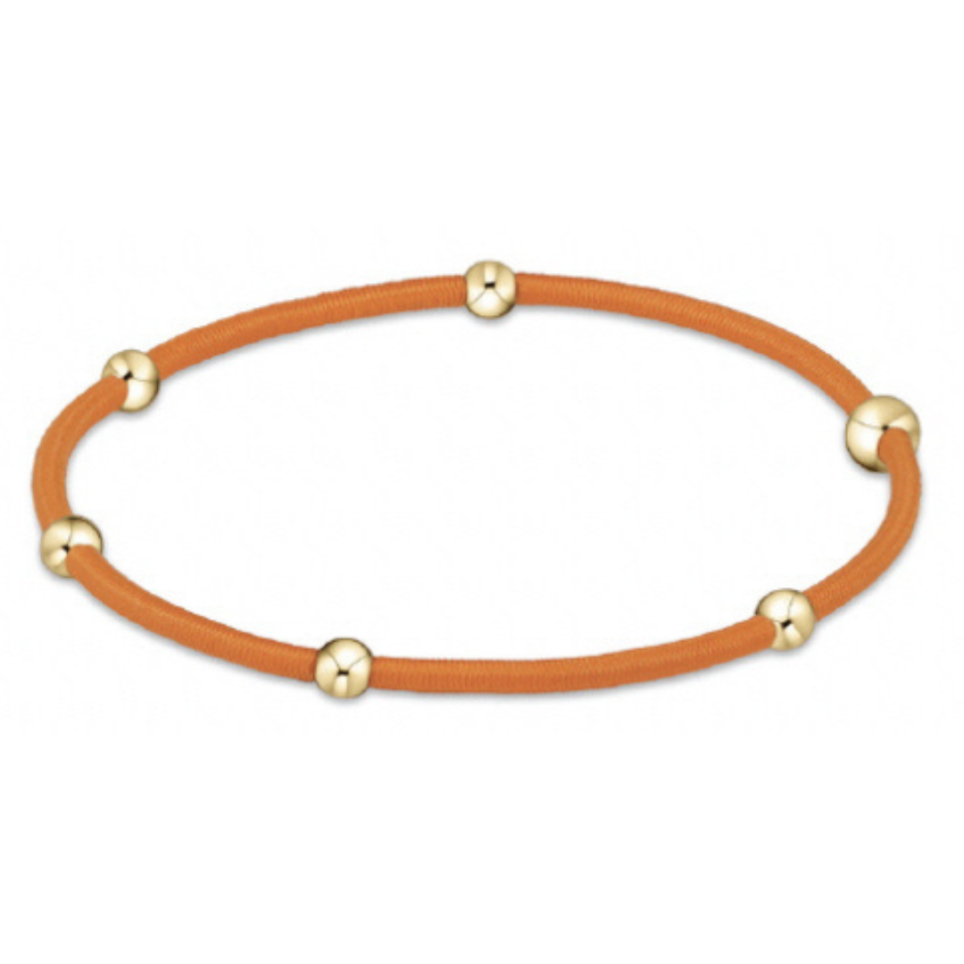 ENEWTON DESIGN "E"essentials Bracelet Hair Tie - Orange