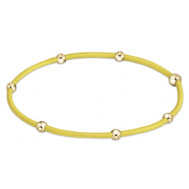 "E"essentials Bracelet Hair Tie - Yellow