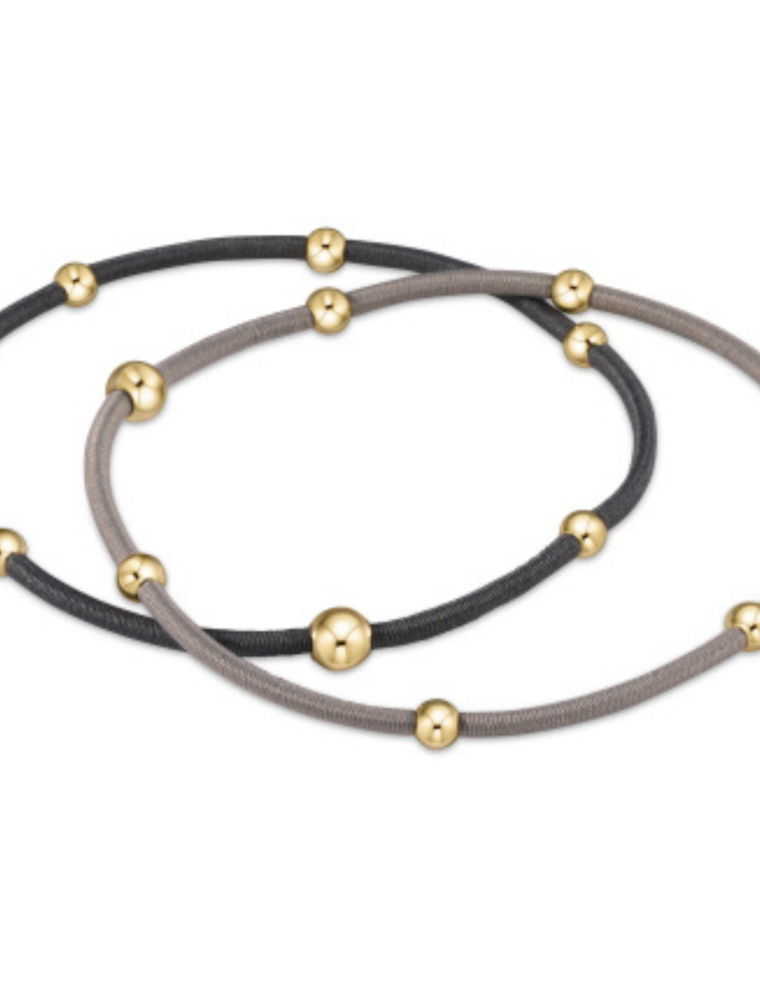 ENEWTON DESIGN "E"essentials Bracelet Hair Tie (Set of 2) - Holy Smokes
