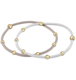 ENEWTON DESIGN "E"essentials Bracelet Hair Tie (Set of 2) - Dove
