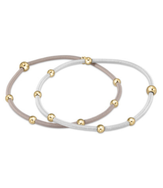 ENEWTON DESIGN "E"essentials Bracelet Hair Tie (Set of 2) - Dove
