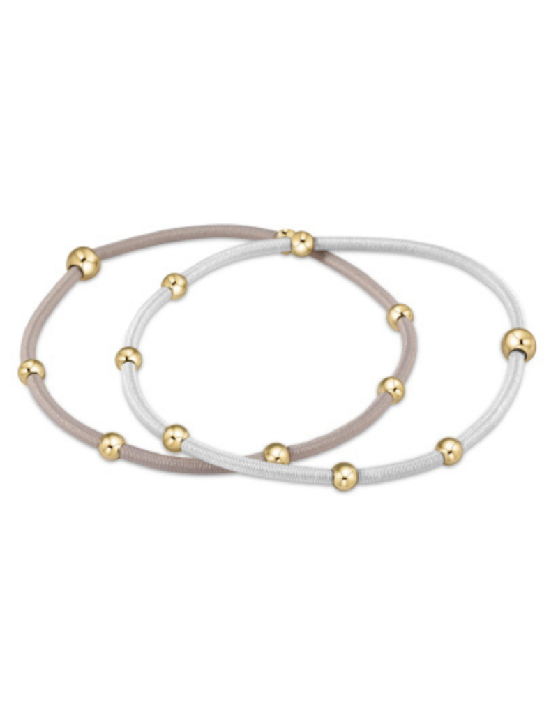 ENEWTON DESIGN "E"essentials Bracelet Hair Tie (Set of 2) - Dove