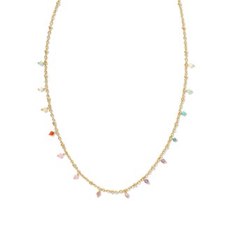KENDRA SCOTT DESIGN Camry Gold Beaded Strand Necklace in Pastel Mix