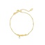 Mama Script Delicate Chain Bracelet in Gold