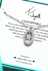 TJAZELLE Unstoppable Charm Necklace in Silver