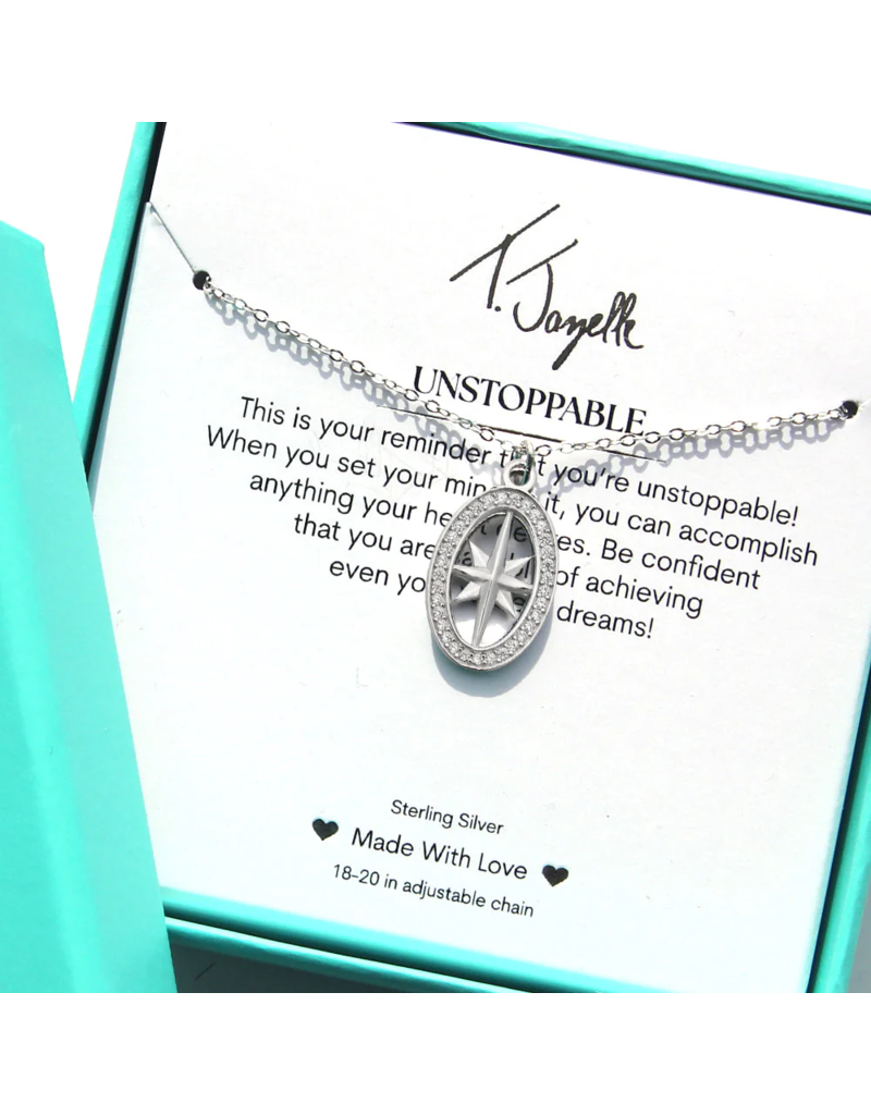 TJAZELLE Unstoppable Charm Necklace in Silver