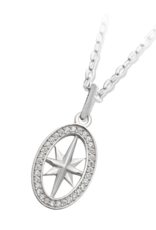 TJAZELLE Unstoppable Charm Necklace in Silver